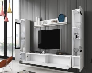 Wooden Tv Wall Units Cabinet