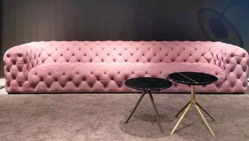 Chesterfield Modern velvet Sofa Set living room Furniture Couch