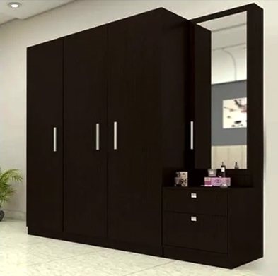 Simple modern style large capacity space saving clothes wardrobe closet