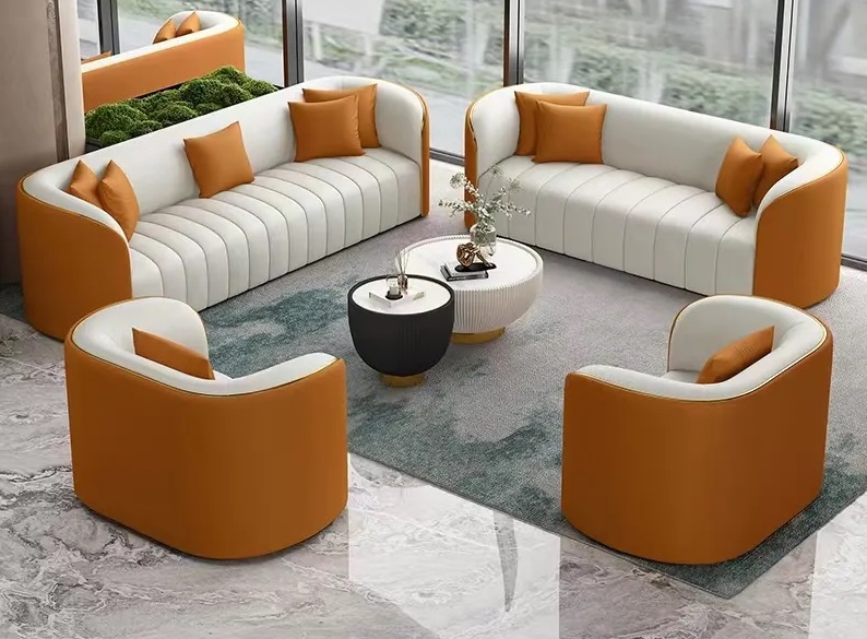 microfiber fabric sofa set furniture