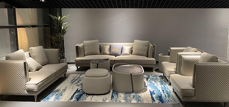 genuine leather sofa set for living room