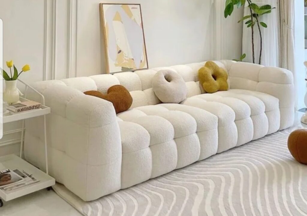 Luxury modern design one love seat sectional set chesterfield modular home furniture living room sofa set