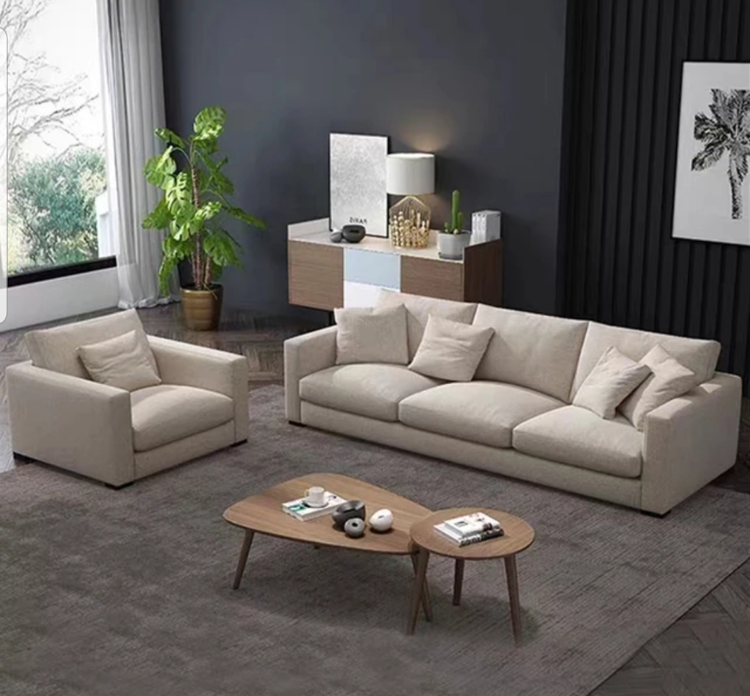 3 Piece Upholstered Sectional velvet sofaset
