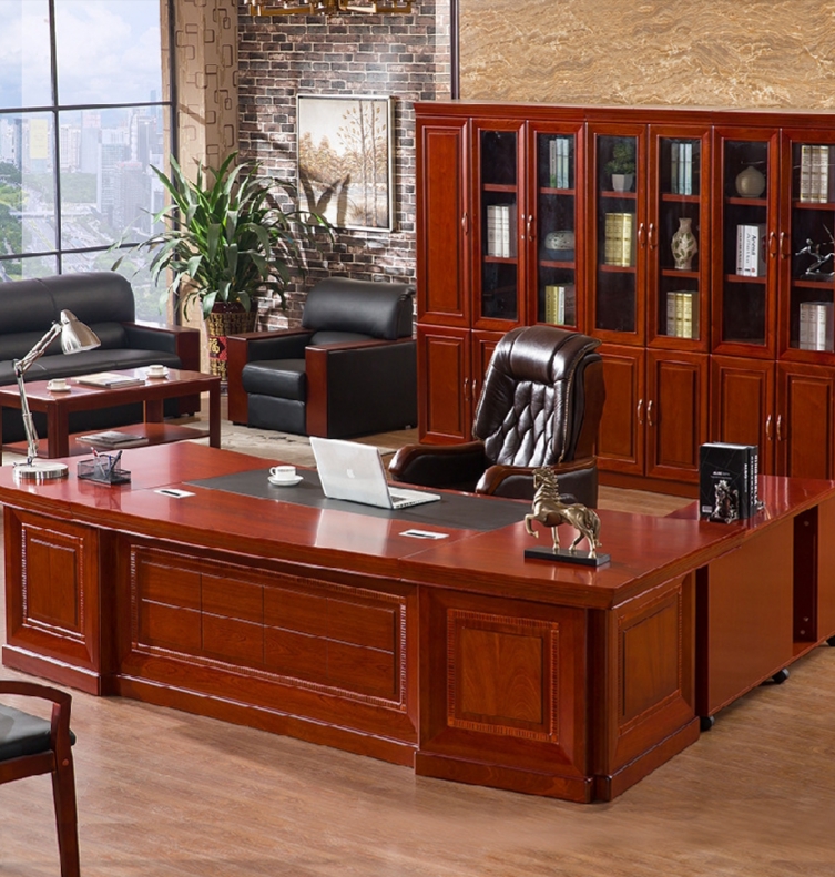 Luxurius boss Executive table wooden manager desk