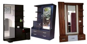  Full Size wooden dressing mirror