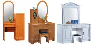 Latest design dressing mirrors with shelves