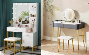 Luxury Vanity Dressing Mirror Set