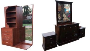 Modern Full Size wooden dressing mirror