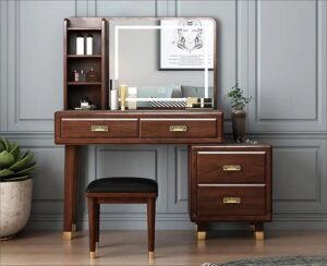 Classic Wooden Frame Dressing Mirror