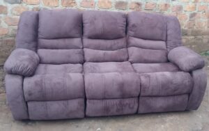 3 Seater Budget-Friendly Microfiber Recliner Sofaset
