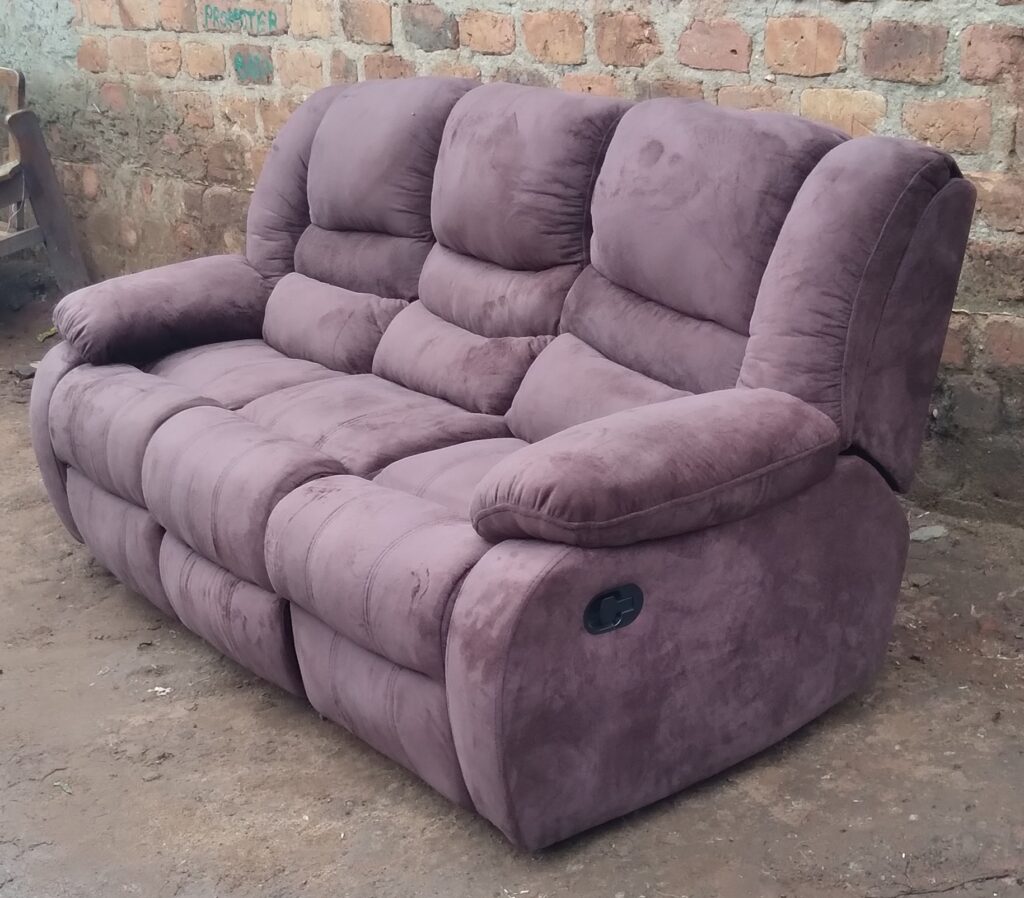Best 3 Seater Budget-Friendly Microfiber Recliner Sofaset