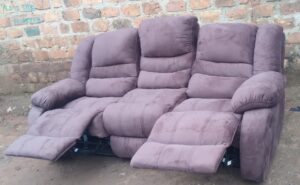 3 Seater Budget-Friendly Microfiber Recliner Sofaset