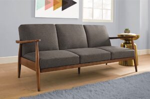 3 Seater Low-Cost Wooden Frame Sofaset with Cushions