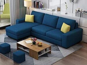 3 seater Affordable Linen Blend Sectional Sofaset