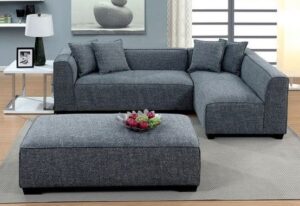 3 seater Affordable Linen Blend Sectional Sofaset