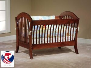 Scandinavian-Style Baby Cot