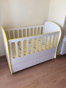 Scandinavian-Style Baby Cot