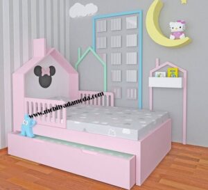 Space-Saving Mini Baby Cot