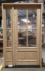 Farmhouse-Style Wooden Screen Door