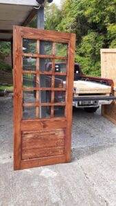 Farmhouse-Style Wooden Screen Door