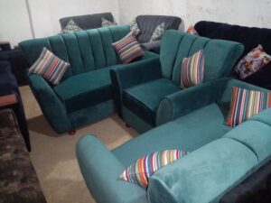 Budget-Friendly Tufted Back Sofaset 5 seater
