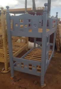 Classic Wooden Twin Over Twin Bunk Bed