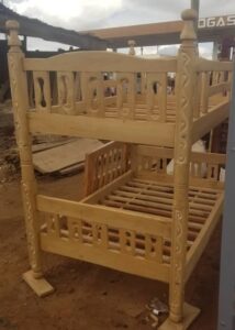 Classic Wooden Twin Over Twin Bunk Bed
