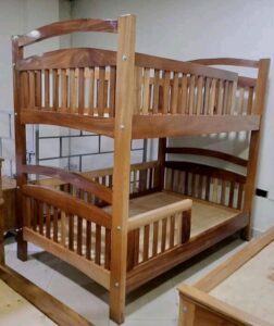 Classic Wooden Twin Over Twin Bunk Bed