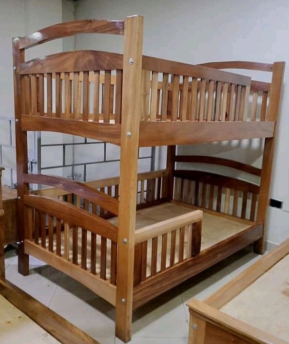 Classic Wooden Twin Over Twin Bunk Bed