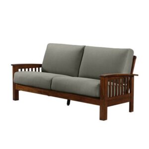 Economical Leatherette Three-Seater Sofaset