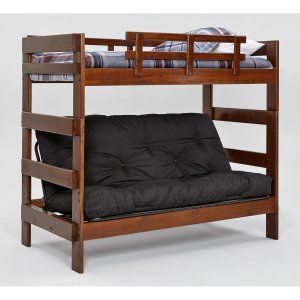 Futon Style Bunk Bed with Convertible Sofa