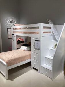 L Shaped Double Bunk Bed with Storage Drawers 5