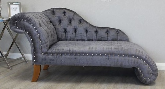 Low-Cost Velvet Chaise Lounge