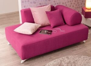 Low-Cost Velvet Chaise Lounge