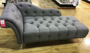 Low-Cost Velvet Chaise Lounge