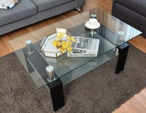 Rectangular Glass Center Table