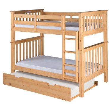 Triple Twin Bunk Bed with Trundle