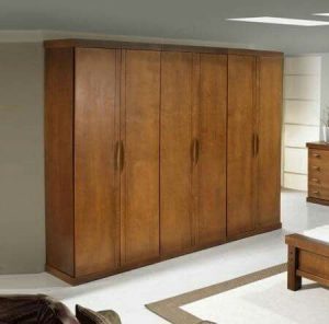 Economical MDF Wardrobe with Wood Finish