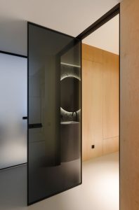 Modern Single Panel Aluminum Door