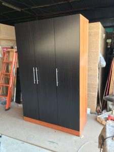 Low-Cost Acacia Wood Wardrobe