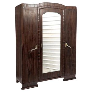 Ebony Wood Veneer Wardrobe