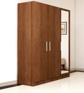 Teak Finish Wardrobe