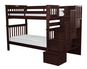 Staircase Wooden Bunk Bed