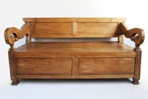 Bohemian Style Rattan Daybed with Canopy