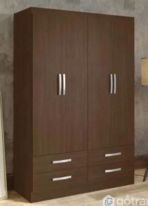 Acacia Wood Wardrobe