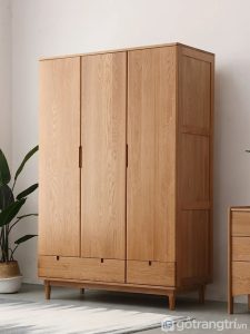 Paulownia Wood Wardrobe
