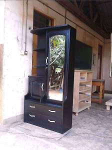 Ornate Rococo-Style Dressing Mirror