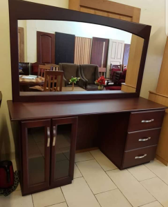 Ornate Rococo-Style Dressing Mirror