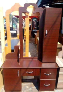 Ornate Rococo-Style Dressing Mirror