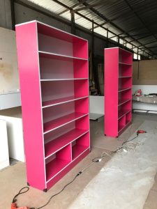 Contemporary Wooden Shoe Rack